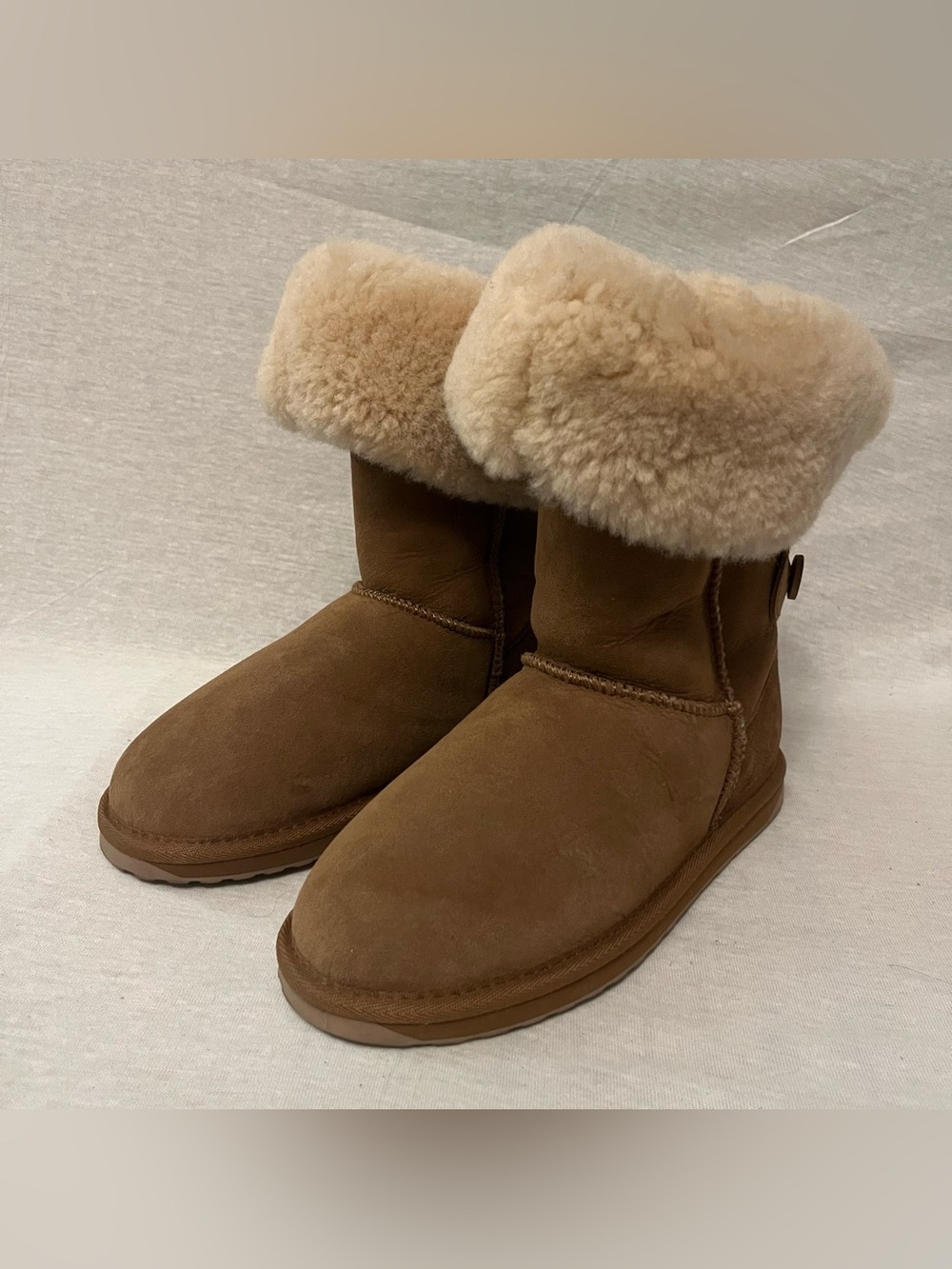 Emu Australia Alba Classic Shearling-Lined Winter Boot - Chestnut Brown